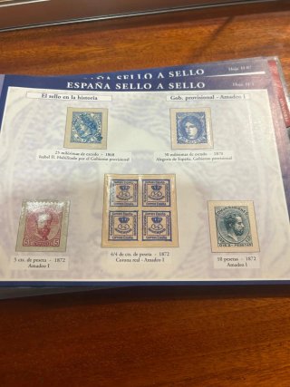 Colección de sellos España Sello a Sello