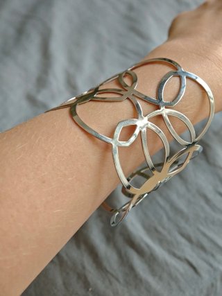 Pulsera Plata Aguamarina