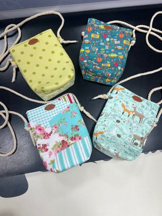 Bandolera mujer estampada