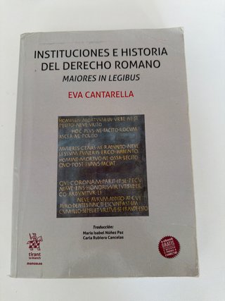 Instituciones e historia del derecho romano Mai...