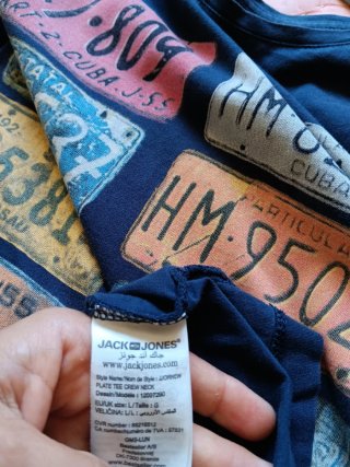 Camiseta Jack & Jones Estampada Talla L