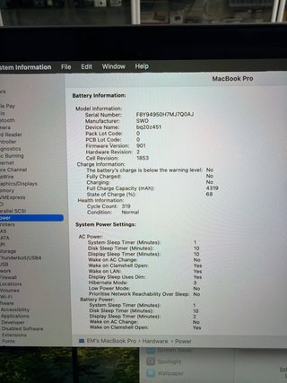 MacBook Pro 13” 2018 i5 8GB RAM 256GB SSD