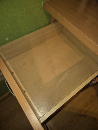 Escritorio de madera 4 cajones