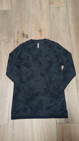 Gymshark Camiseta Manga Larga Negra M