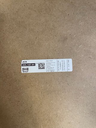 Mesa auxiliar blanca Ikea Lack