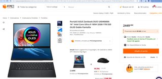 Portátil ASUS Zenbook DUO UX8406MA 14 Dual OLED