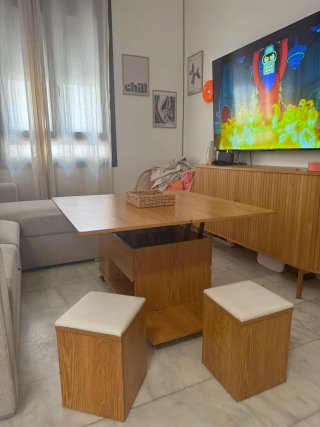Mesa elevable multifuncional