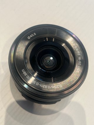 Objetivo lente kit 16 50 sony para apsc