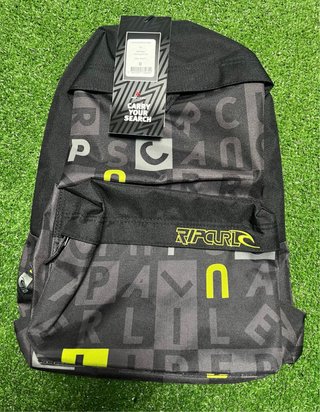 Mochila Rip Curl Dome Square Font Negra/Verde