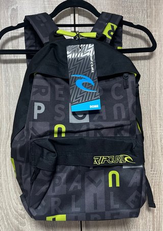 Mochila Rip Curl Dome Square Font Negra/Verde