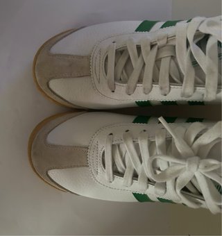 Zapatillas Adidas Samoa Blancas y Verdes