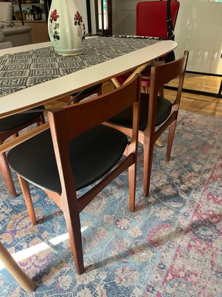 4 Sillas Comedor Vintage Madera