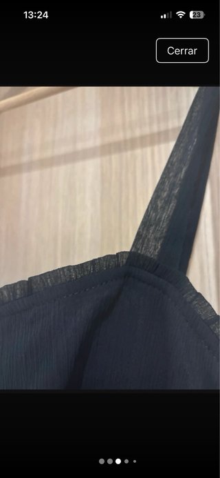 Top encaje Mango tirantes