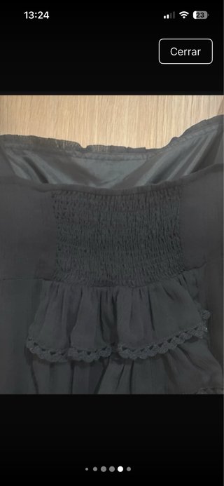 Top encaje Mango tirantes