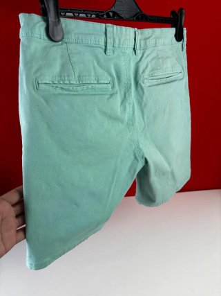 Pantalón Corto Bermuda Verde Agua T. 40 (EUR)