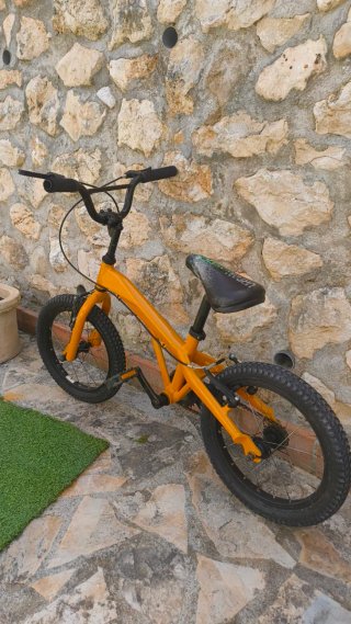 Bicicleta infantil Monty naranja