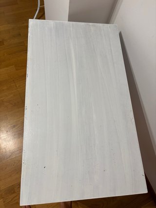 Escritorio de madera maciza + cajonera