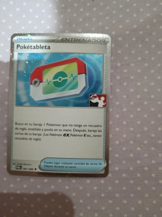 Pokétableta de liga Entrenador Objeto Pokémon TCG