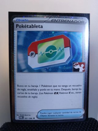 Pokétableta de liga Entrenador Objeto Pokémon TCG