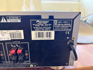 Receptor AV Pioneer VSX-D512 Plata