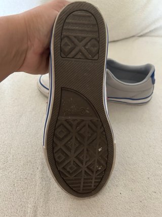 Zapatillas Converse niño velcro grises