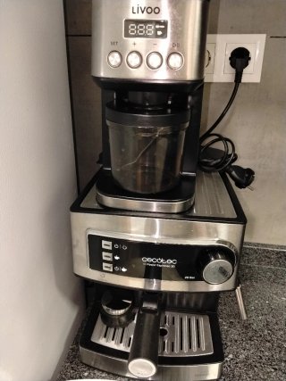 Cafetera Cecotec Power Espresso 20 Con triturador