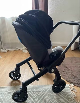Carrito de bebé 4 en 1 negro