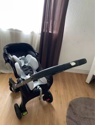 Carrito de bebé 4 en 1 negro