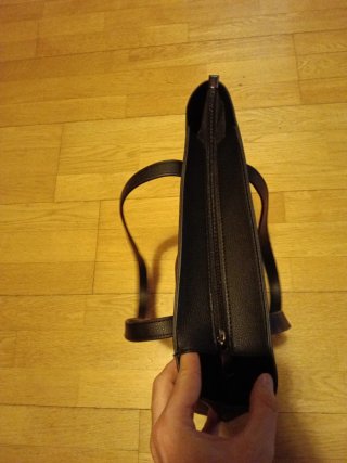 Bolso Negro Cuero Sintético
