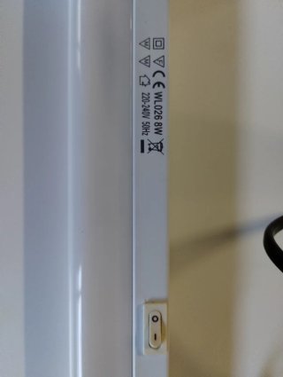 Luz fluorescente 8W