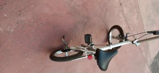 Bicicleta Plegable Plata