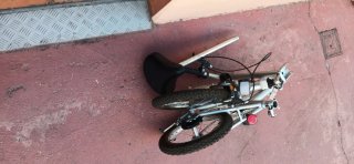 Bicicleta Plegable Plata