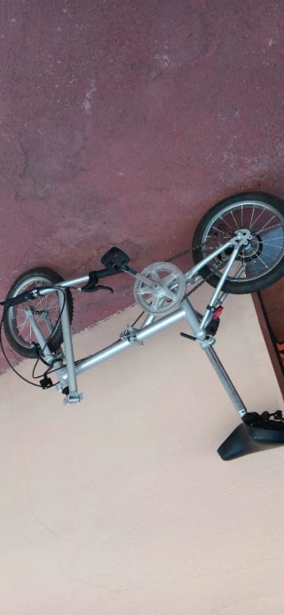 Bicicleta Plegable Plata