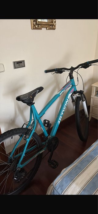 Bicicleta Montaña BTWIN Azul