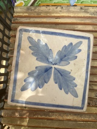Azulejo 11x11 pintado a mano