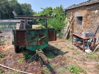 Remolque agrícola verde