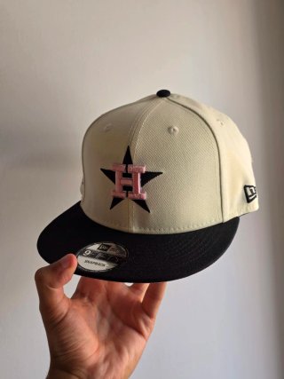 Gorra New Era 9FIFTY Houston Astros Beige/Negro