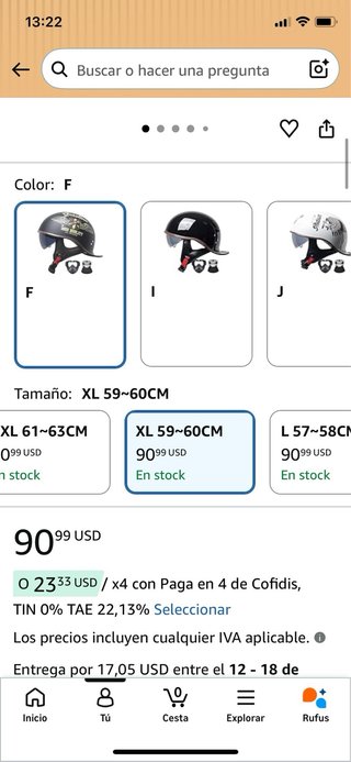 Casco Moto Jet Retro Gasoline