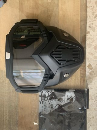 Casco Moto Jet Retro Gasoline