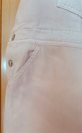 Peto vaquero rosa de Mango