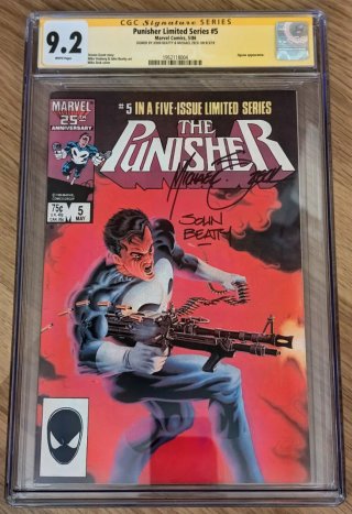 CGC The Punisher #5 Doble Firma Beatty y Zeck