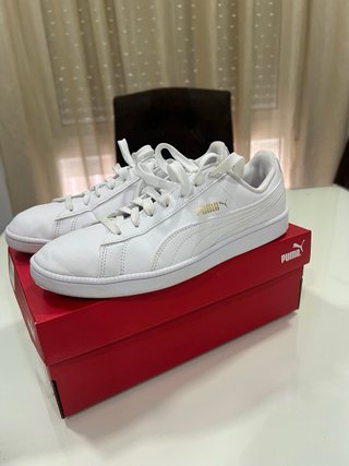 Puma Smash v2 Piel Blancas Talla 40