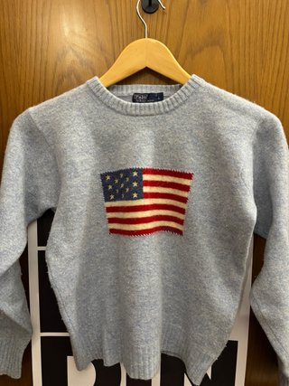 Jersey Polo Ralph Lauren bandera USA Talla L kids
