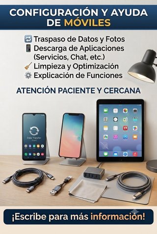 AYUDA Y CONFIGURACIÓN DE MÓVILES A DOMICILIO