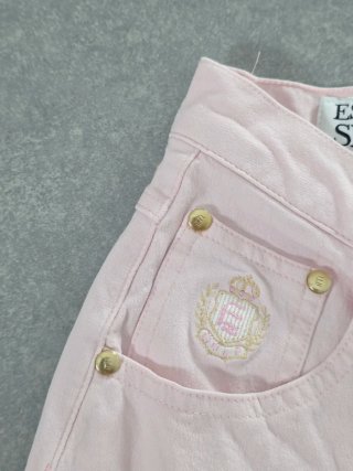 Escada Sport Jeans Rosa Pastello Taglia 34