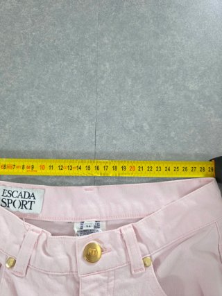 Escada Sport Jeans Rosa Pastello Taglia 34