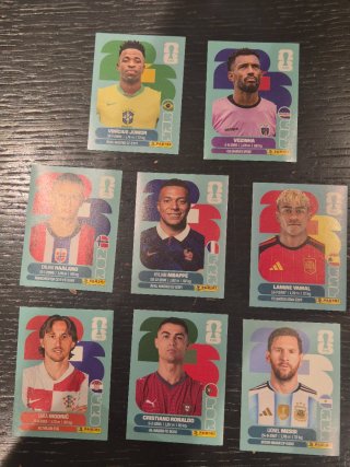 8 Cromos Panini Mundial 2026