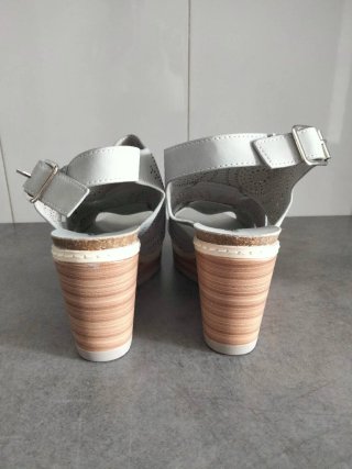 Sandalias blancas mujer talla 38
