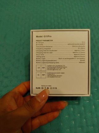 Cuffie wireless G11Pro nere