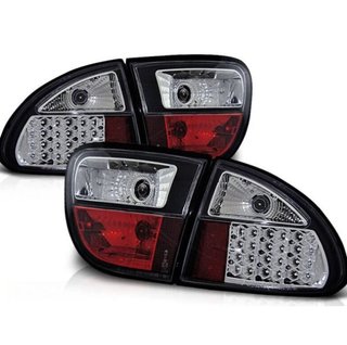 Pilotos traseros LED negros para Seat León 1M (199